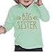 Big Sister Shirt Baby Girl Outfit Big Sister Gift (3T Ice Green)