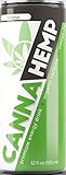 Canna Hemp Energy Drink – Original – 12 Pack – Organic Energy – Omega-3s – All Natural Flavors, Colors and Sweeteners – 50 mg of REAL Hemp Seed oil – Vegan & Gluten Free – Damn Tasty!!
