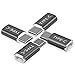 Usb C Adapter, (4-Pack)USB C To Micro USB Convert Connector Fast Charge for Samsung Galaxy S9 S8 Plus Note 8,Pixel,LG V30 V20 G5 G6,Nexus 6P 5X,Nintendo Switch,More(Grey)