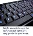 iMBAPrice USB Backlit Blue LED Multimedia Keyboard, Piano Black (iMBA-SBL-BKB)
