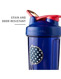 BlenderBottle C04205 Pro Series Patriotic Shaker Bottle, 28oz, USA Sunglasses