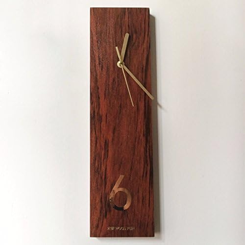WZ Wallclock rectangle wood wall clock unique creative modern Minimalist Nordic wall decoration living room bed room Café bar restaurant