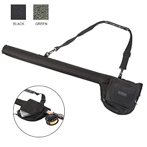 Fishchun Sac De Canne à Pêche En Toile, Caisses De Tubes De Rangement Pour Moulinet à Canne Portable, Sac De Pêche à La…