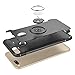 Xiaomi Mi A1 / 5X Case, Rotating Ring Mingwei [ 360 ° Kickstand] Carbon Fiber [Dual Shockproof] Protection Cover Compatible with [Magnetic Car Mount] for Xiaomi Mi A1 (Black, Mi A1)