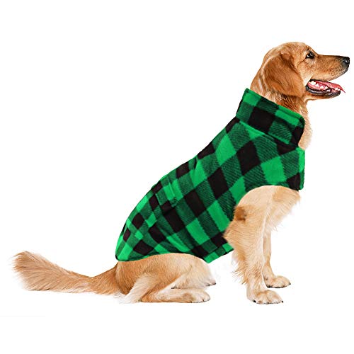 ASENKU-Dog-Winter-Coat-Dog-Jacket-Plaid-Reversible-Dog-Vest-Waterproof-Cold-Weather-Dog-Clothes-Pet-Apparel-for-Small-Medium-Large-Dogs