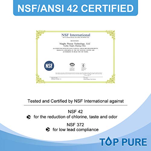 image for Top Pure Replacement for Refrigerator Water Filter KENMORE 9930, 9081 