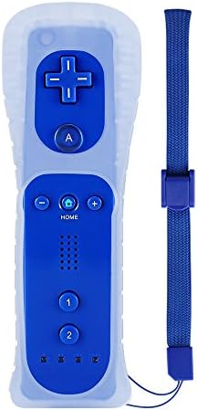 Lavuky Remote Controller for Wii/Wii U, WR03 Replacement for Wii Remote with Silicone Case and Wrist Strap -Dark Blue(3rd-Party Product)
