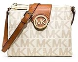 Michael Kors Women's Fulton Large Crossbody Leather Cross-Body Satchel