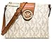 Michael Kors Women's Fulton Large Crossbody Leather Cross-Body Satchel