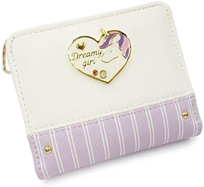 カノンコード ユニコーンブローチ 二つ折り財布 財布 子供 小学生 女の子 中学生 Msnaf104 Grupobelu Com