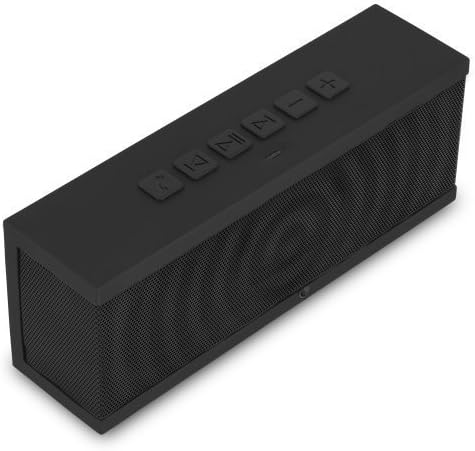 SoundBlock Wireless Bluetooth Stereo Speaker for Computers &amp; Smartphones - Bluetooth 3.0 Technology with Built-in Speakerphone and 10 Hour Rechargeable Battery - Black