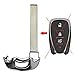 Sudopo New Smart Key Replacement Uncut Emergency Blade Blank Key for Chevrolet (1)