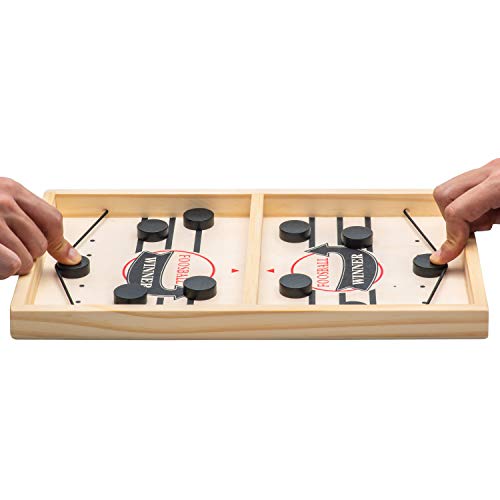 PUBGAMER Fast Puck Game, Sling Games Fast Puck Table Game Paced Puck
