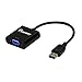 eBerry USB 3.0 to VGA Multi Monitor External Video Card Adapter for Windows 7/8/10 Multiple Monitors (Black)