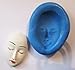 Face Cameo Flexible Food Grade Silicone Push Mold for Polymer Clay, Resin,wax,miniature Food,sweets,plaster