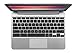 ASUS Flip 2-in-1 C100PA-DS03 10.1-inch Touch Chromebook (1.8GHz, 4GB Memory, 32GB eMMC, Google Operation System), Silver
