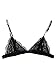 Persun Women's Floral Lace Bralette Thin Band Triangle Sheer Bra