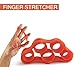VOPEX Hand Grip Strengthener Exerciser Kit (5 Pack) - Adjustable Hand Grips, Finger Strengthener, Hand Exerciser Grip Ring, Finger Stretcher & Grip Strengthener Ball (Orange)
