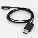 ON THE WAY (TM) USB 2.0 Magnetic Charger Cable for Sony Xperia Z Ultra (XL39H) Sony Xperia Z1 L39H (Black Charging Cable)
