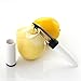 Hitecera Bullet Shape Home Kitch Ceramic Knife Set For Fruits And Vegetables. Fruit Vegetable Peeler With Paring Knife