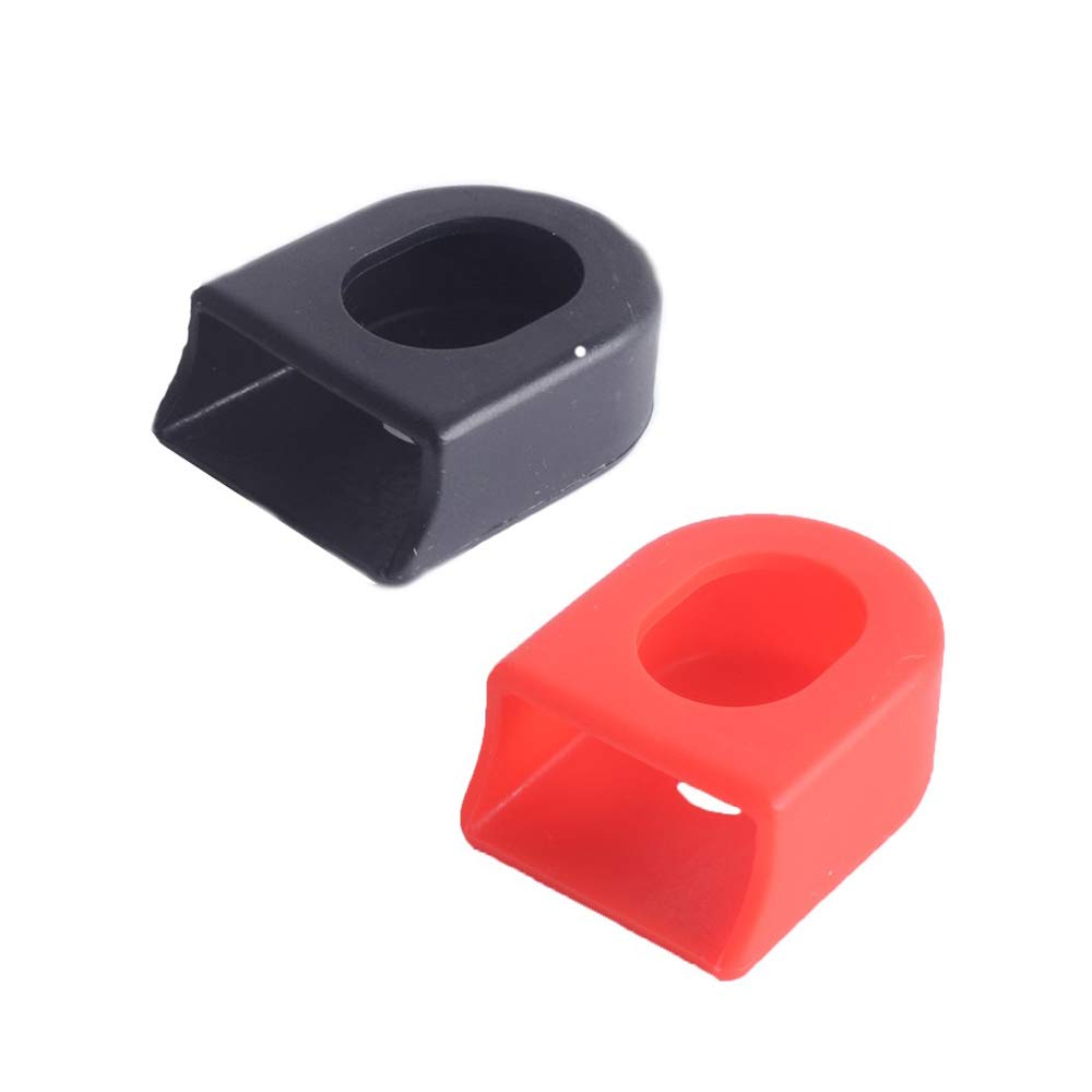 IKAAR 2pcs Crank Armor Rubber Covers Bicycle Crankset Crank Protective Sleeve Cover Protector Eagle Crank Arm Guard MTB Mountain Road Bike Arm Boots Fixed Gear Bicycle Accessories