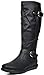 DREAM PAIRS SUMMIT/TRACE Fashion Dual Buckles Faux Fur-Lined Knee Hight Winter Boots (Wide-Calf Available)