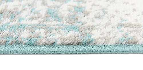 Unique Loom Sofia Collection Turquoise 2 x 13 Runner Area Rug (2' x 13')