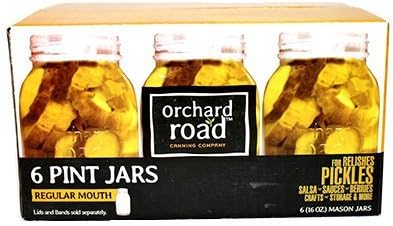 Orchard Road 505 16 Oz Orchard Road Regular Mouth Mason Jars 6 Count
