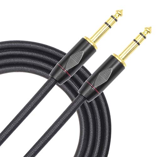 millet16zjh 3/6m Electric Guitar Bass Cord Line Straight Plug Music Instrument Audio Cable - Black 300cm