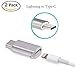 USB-C Adapter with Keychain - i OS Cable Female to USB Type C Male,Data Sync and Charging Adapter for Galaxy Note 9 Pixel 3 primary