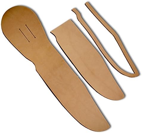 Sheath Kit #6 - Leather - for knives with blades up to 2” wide by 10" long