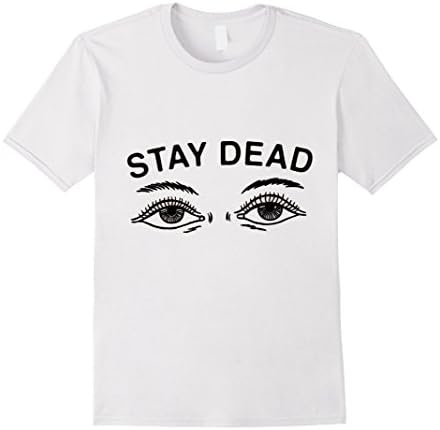 Mens Stay dead fashion icon shirt 3XL White