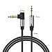 UGREEN 3.5MM Right-Angled Stereo Audio Cable 90 Degree for Car, Apple iPhone, iPod, iPad, Samsung,Smartphones, Tablets and Speakers