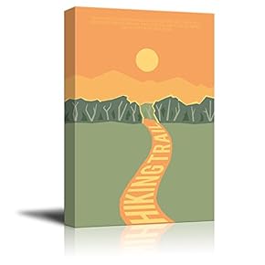 Hiking Trail Travel Illustrati Art