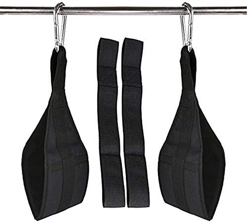 SBTD AB Straps Slings Hanging Leg Raises Pullup Abdominal Trainer Adjustable Length Strap, Premium Grade Abs Workout Equipment for Men & Women