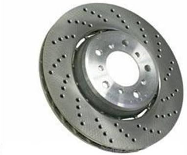 for BMW E-46 M-3 Brake Disc Front Rotor Right EURO w/X-drilled Aluminum Hub