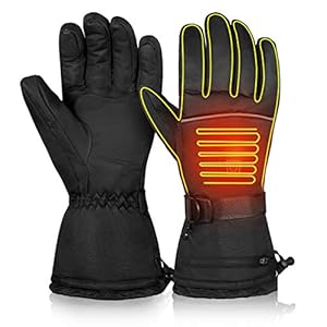 VICASKY Verwarmbare handschoenen, touchscreen, verwarmbaar, met 3 warmtestanden, voor vrouwen en mannen, elektrische…