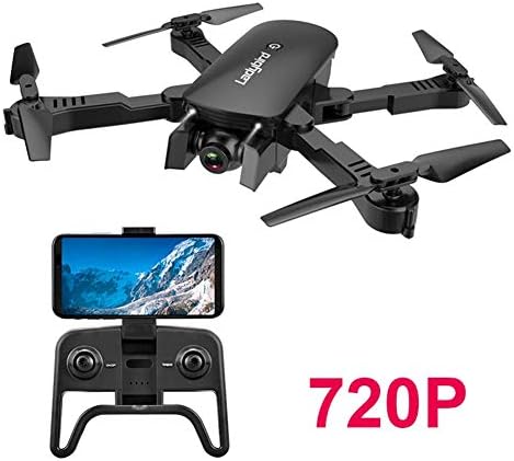 Colinsa Camera Drones For Kids, Adult Camera Drones, 720K HD, Drone GPS WIFI FPV, Children's Drones, Quadcopter Folding HD 720P Aerial Drone Optical Flow Following Dual Camera Aircraft Toy