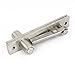 Uxcell a15121400ux0384 360° Door Pivot Hinge Furniture Hardware 360° Pivot Door Hinge Silver Tone 21Cm Long