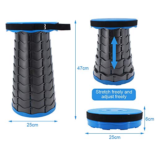 TAECOOOL Vouwkruk Vouwkruk Camping Lichtgewicht voor Outdoor Camping Vissen Barbecu Indoor Keuken Maximale Draagbare… - Image 4