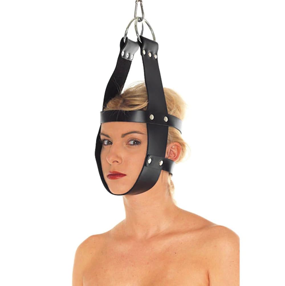 Erotic Fashion ra7604 Maske, Schwarze Leder Verstellbar, 1er-Pack (1 x 1 Stück)