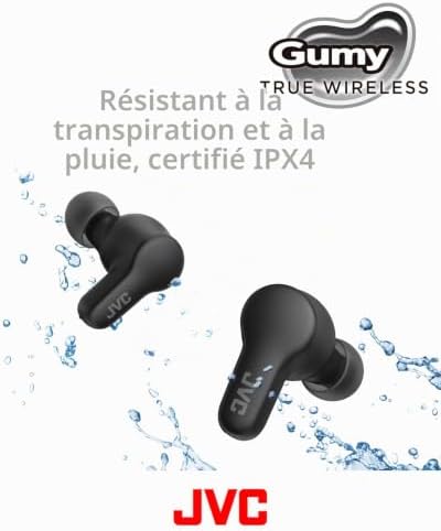 Gumy True Wireless, Écouteurs en élastomère Doux et Lisses, Plusieurs Modes sonores, Bluetooth 5.3, Autonomie de Batterie 24H,IPX4 Imperméable à la Pluie, HA-Z77T-B (Noir Olive)