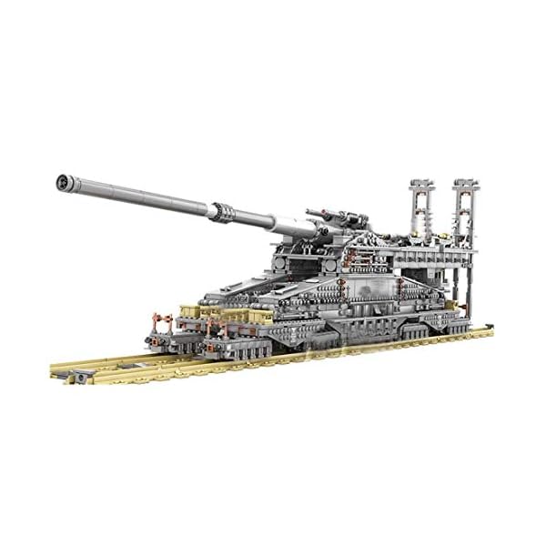 XHH Panzer-Militär-Panzer-Baukasten, 1:72 Dora-Kanonen-Panzer-Modellbausätze, 3846-teiliger Baustein, kompatibel mit…