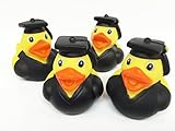 GIFTEXPRESS 12 pcs Graduation Rubber Duckies/Graduate Rubber Ducks/Graduation Party Decoration/Graduation Party Favor/Graduation Gift
