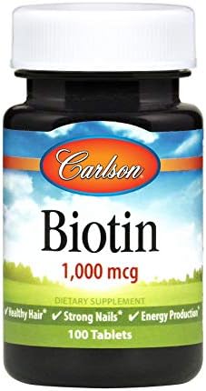 Carlson labs biotin, 1000 mcg, 100 tablets (088395024818)