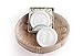 MHGS Lovely Handmade Pitter Patter Soap Favors for Baby Shower or Wedding Gift Soap, Wrapping(24Pack)