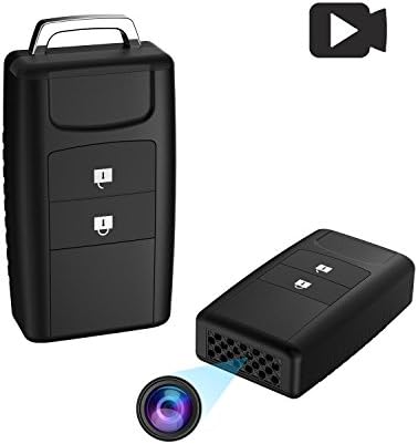 Hidden Spy Camera Keychain, Conbrov 720P HD Mini Body Camera Video Recorder with Motion Detection and Night Vision, Built-in 800mAH Battery Supports 1 Year Recording Standby Time (Video Only)