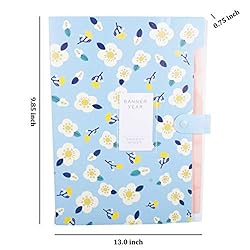 WSYhomie Expanding Files Folder 8 Pockets A4