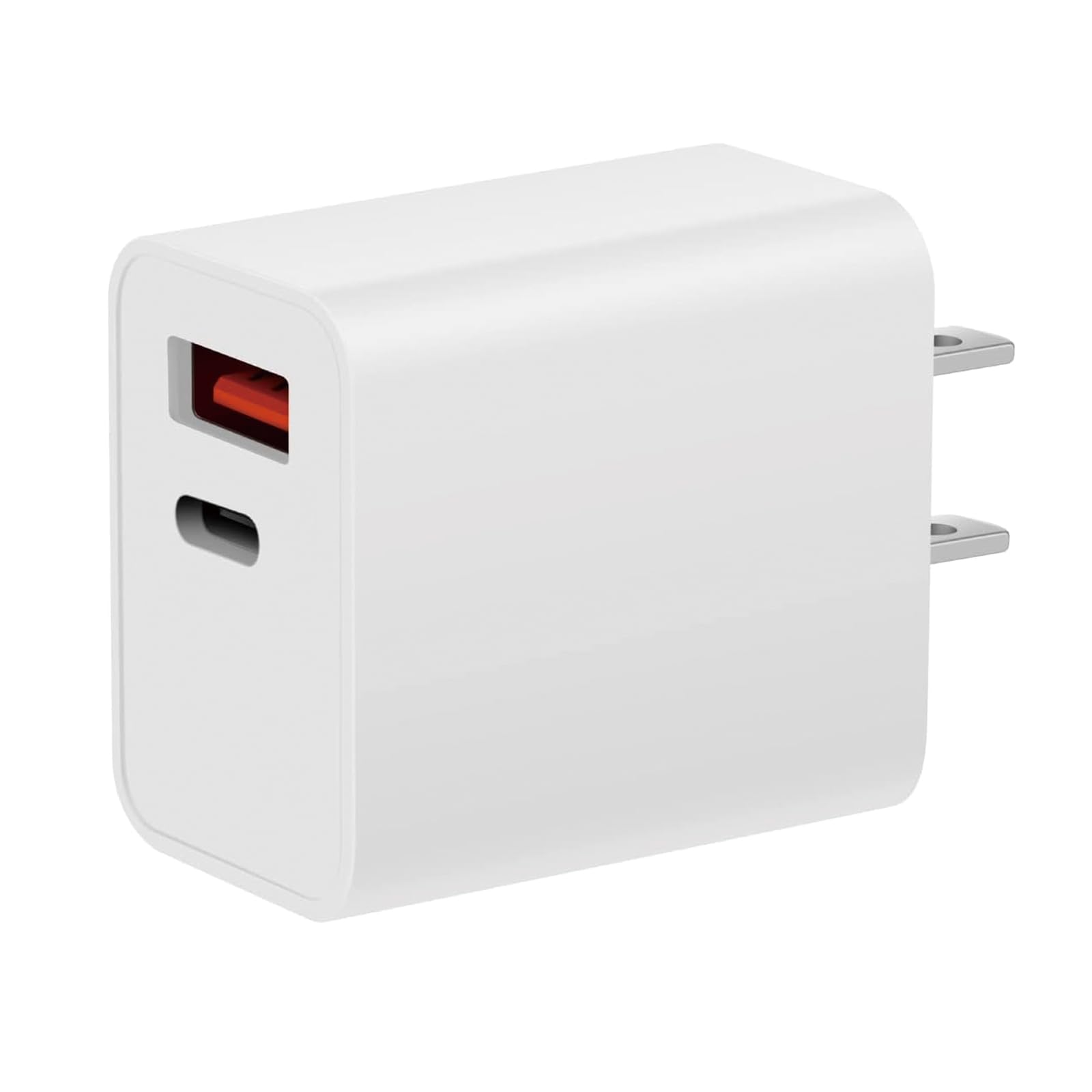 USB C Wall Charger Block 20W Dual Port PD Power Adapter Jump Starter Fast Charging Block Compatible with iPhone 14/14 Pro/14 Pro Max/14 Plus/13/12/11, XS/X, iPad, Samsung Galaxy