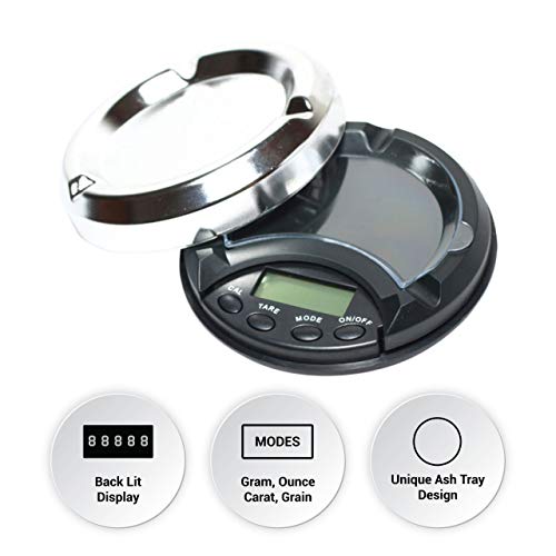 Horizon Ats-100 Digital Ashtray Scale, Precision Pocket Scale, 100g By 0.01g